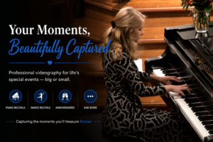 Special event videography for piano recitals, dance recitals, anniversaries and more in Roanoke VA