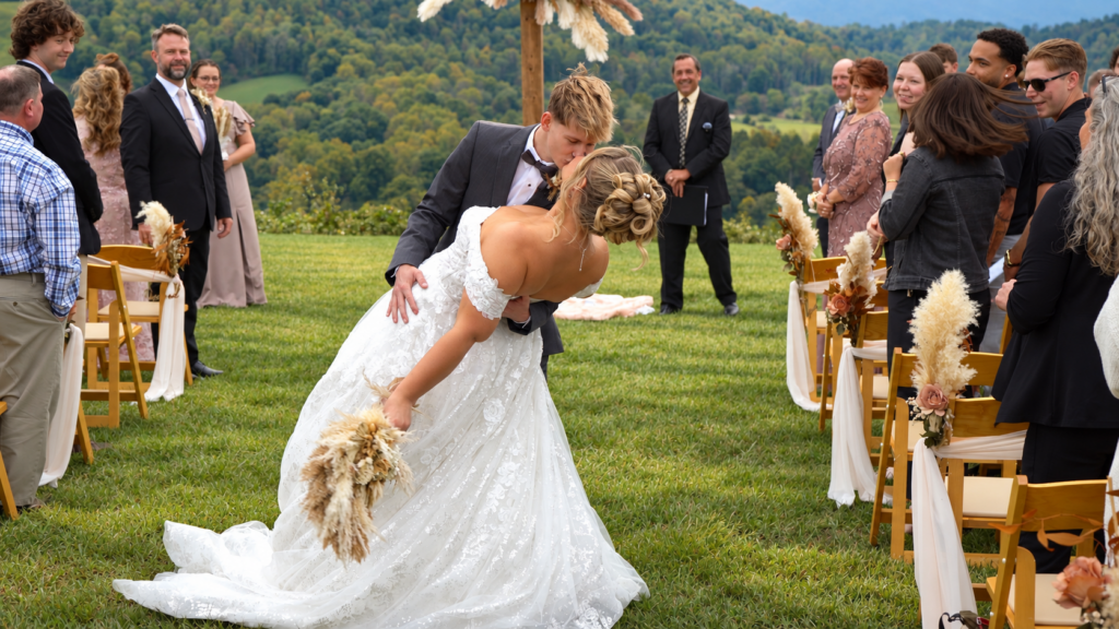 Wedding kiss